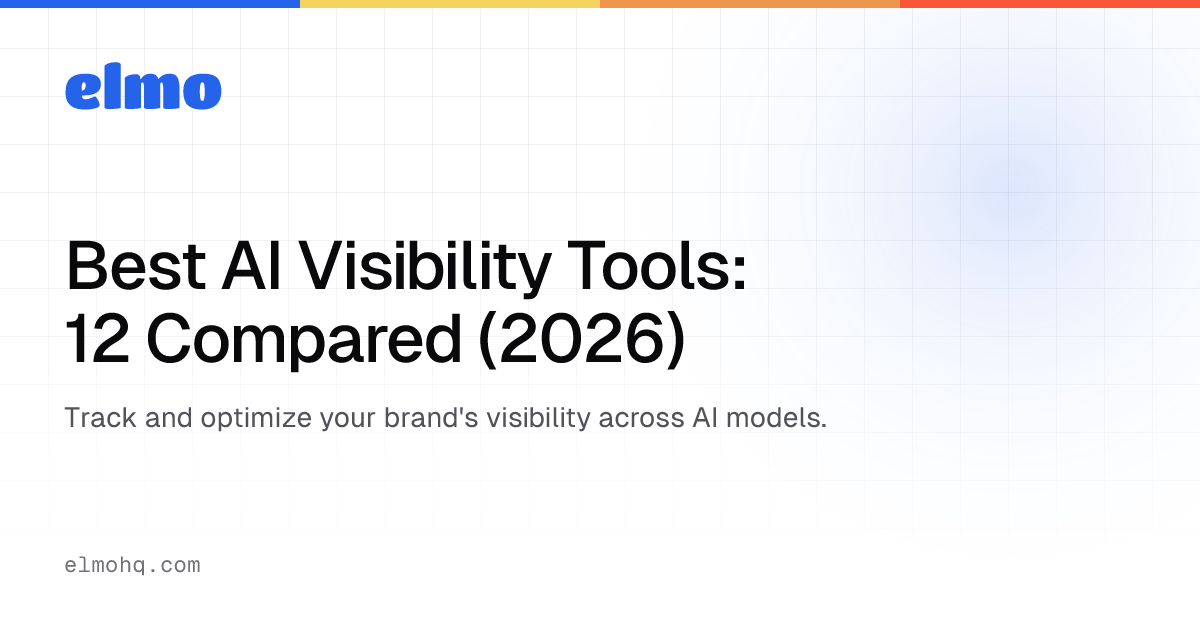 Best AI Visibility Tools: 12 Compared (2026)