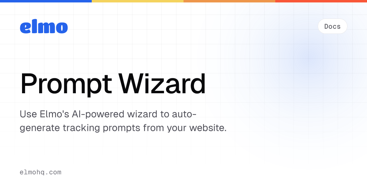 Wizard Elmo Prompt Wizard · Elmo Docs